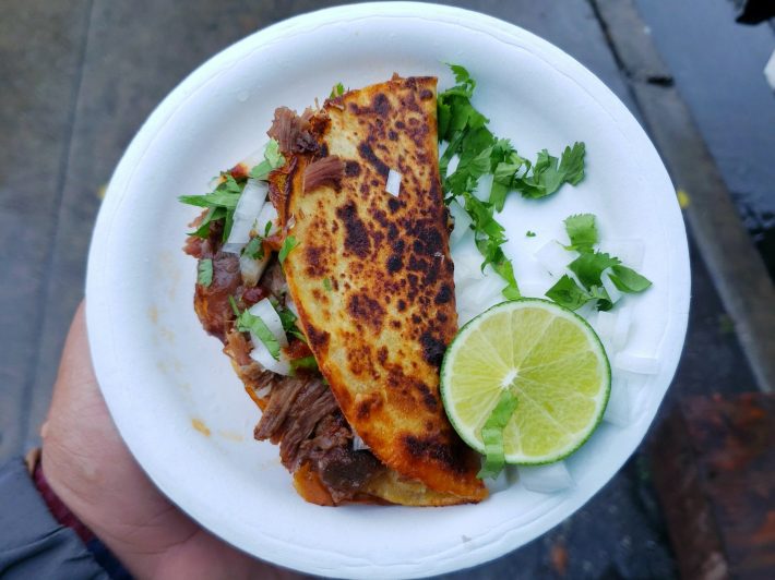 Taco dorado from Birrieria Barajas