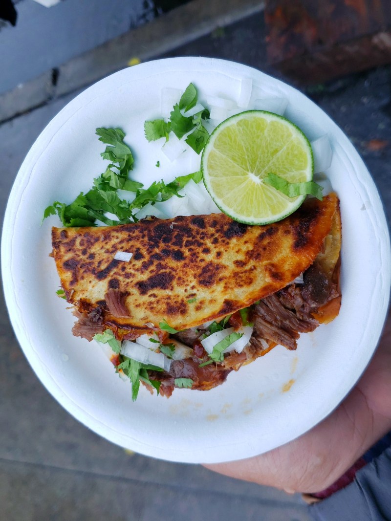 Taco dorado from Birrieria Barajas