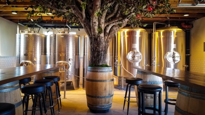 Inside Benny Boy's cidery side of their space. Photo by Lexis-Olivier Ray for L.A. TACO.