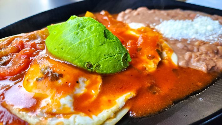 Huevos rancheros from Gigi's Bakery.