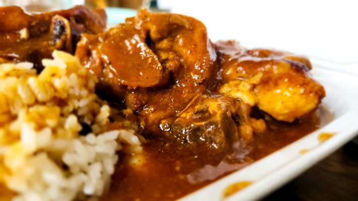 Chicken adobo from Kubo Restaurant