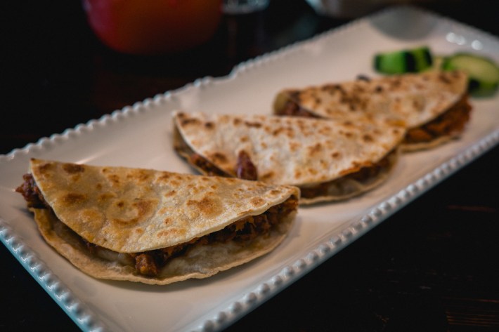 Marlin tacos at Coni'Seafood, Inglewood, CA.