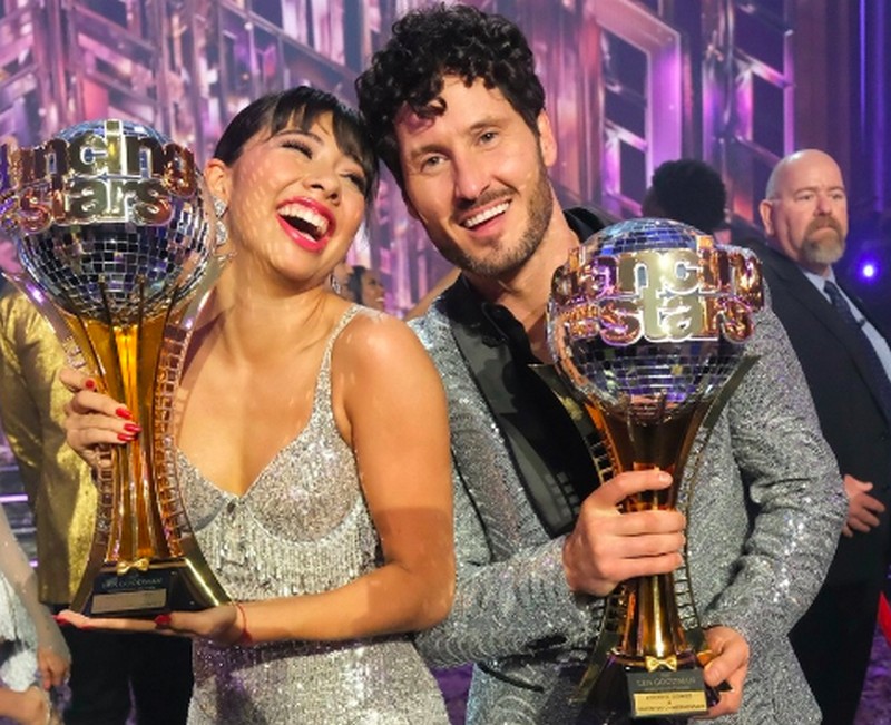 New Dancing With the Stars champions Xochitl Gomez and Val Chmerkovskiy