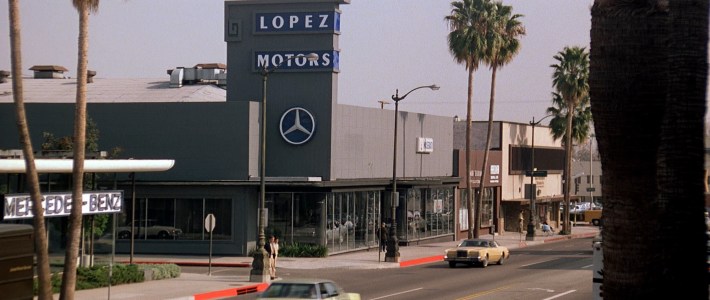 Lopez Motors. Screenshot via Universal Pictures.
