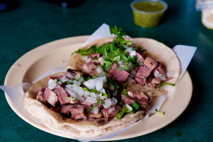 Tacos de cabeza at Yuri's Restaurant