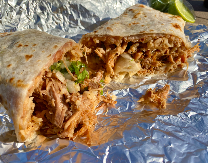 Carnitas Burrito - Taqueria Periban