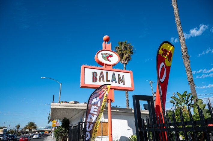 Outside BALAM Mexican Kitchen.