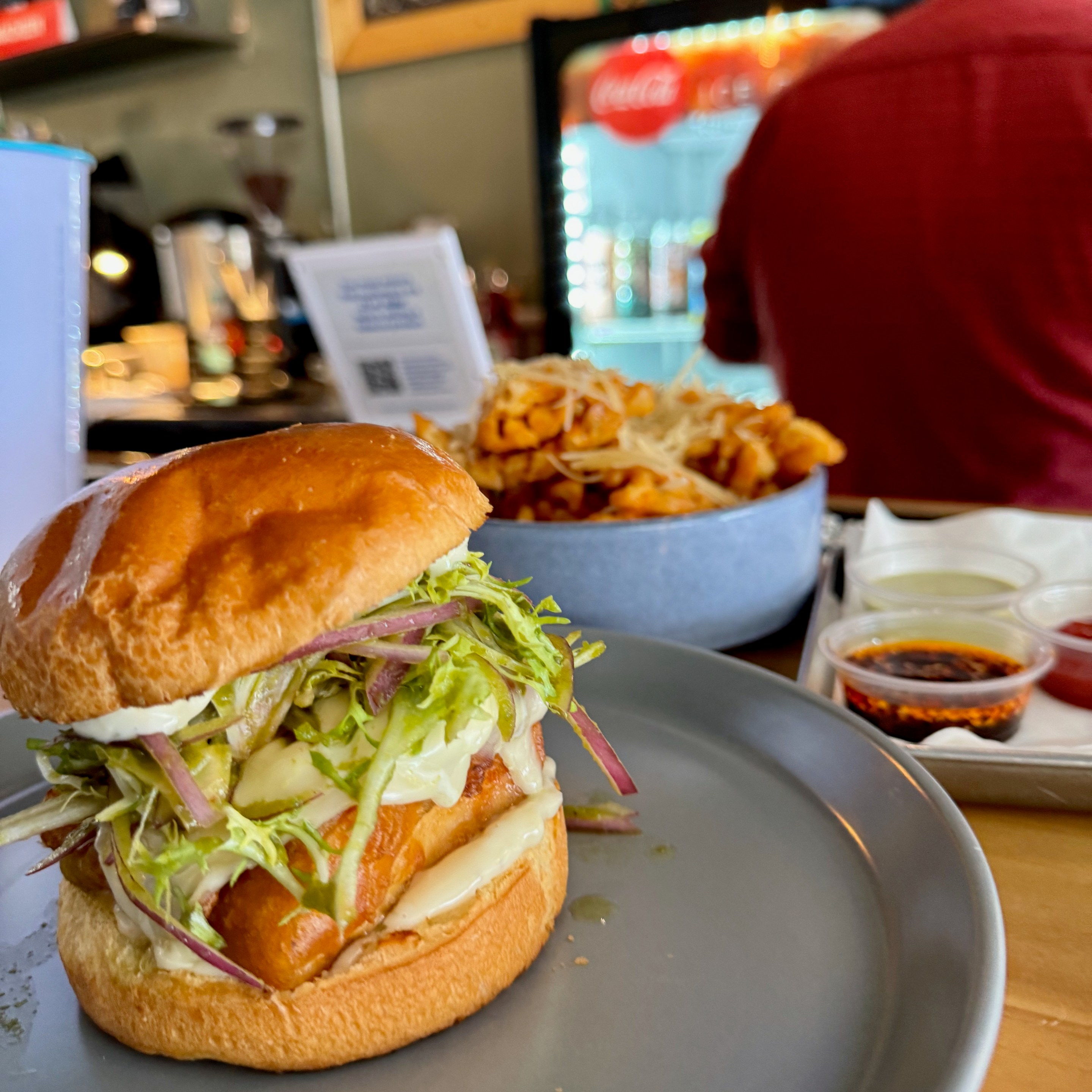 fish sandwich macheen/aguachile