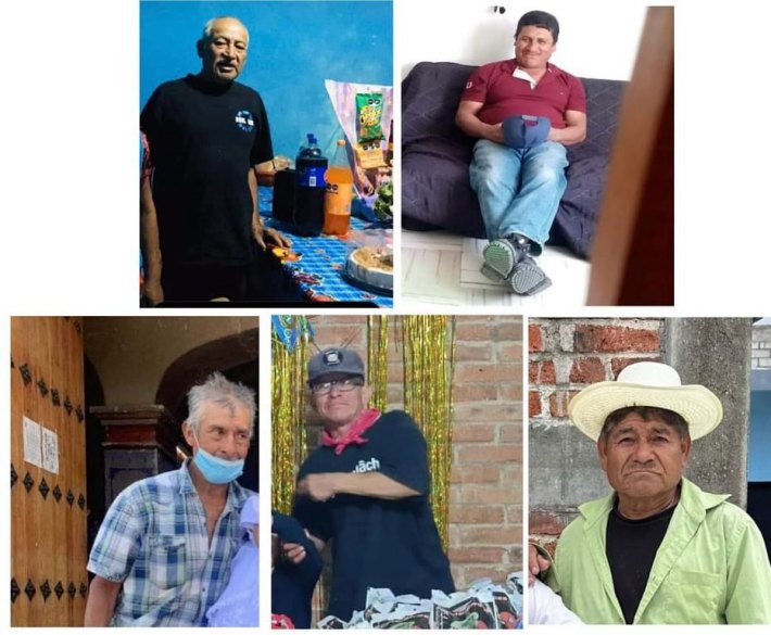 5 Oaxacan farmers who lost their lives in devastating wild fires in Oaxaca, Mexico