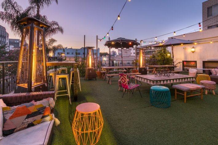 A view from the patio of Mezcalero's Downtown Long Beach location.