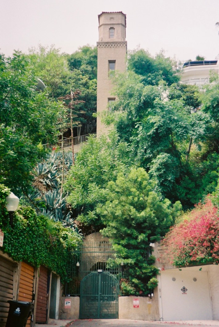 The High Tower Elevator. Photo by Isabel Ravenna for L.A. TACO.