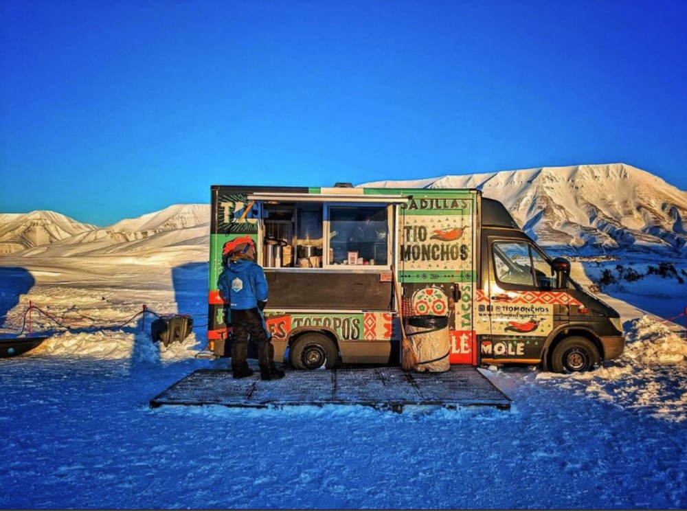 North Pole taco truck