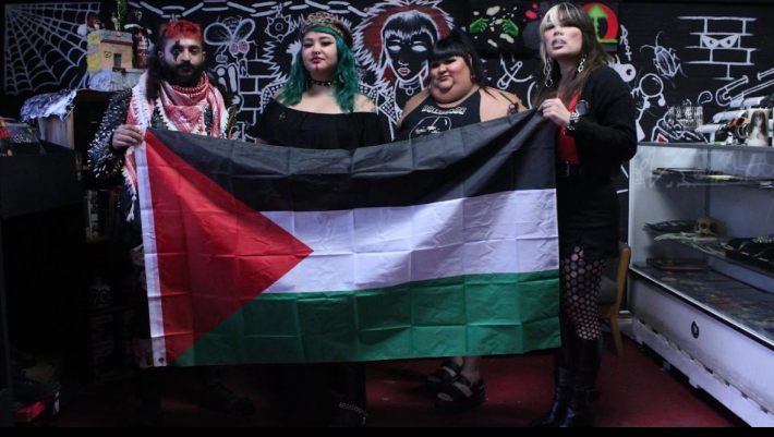 Punks for Palestine.