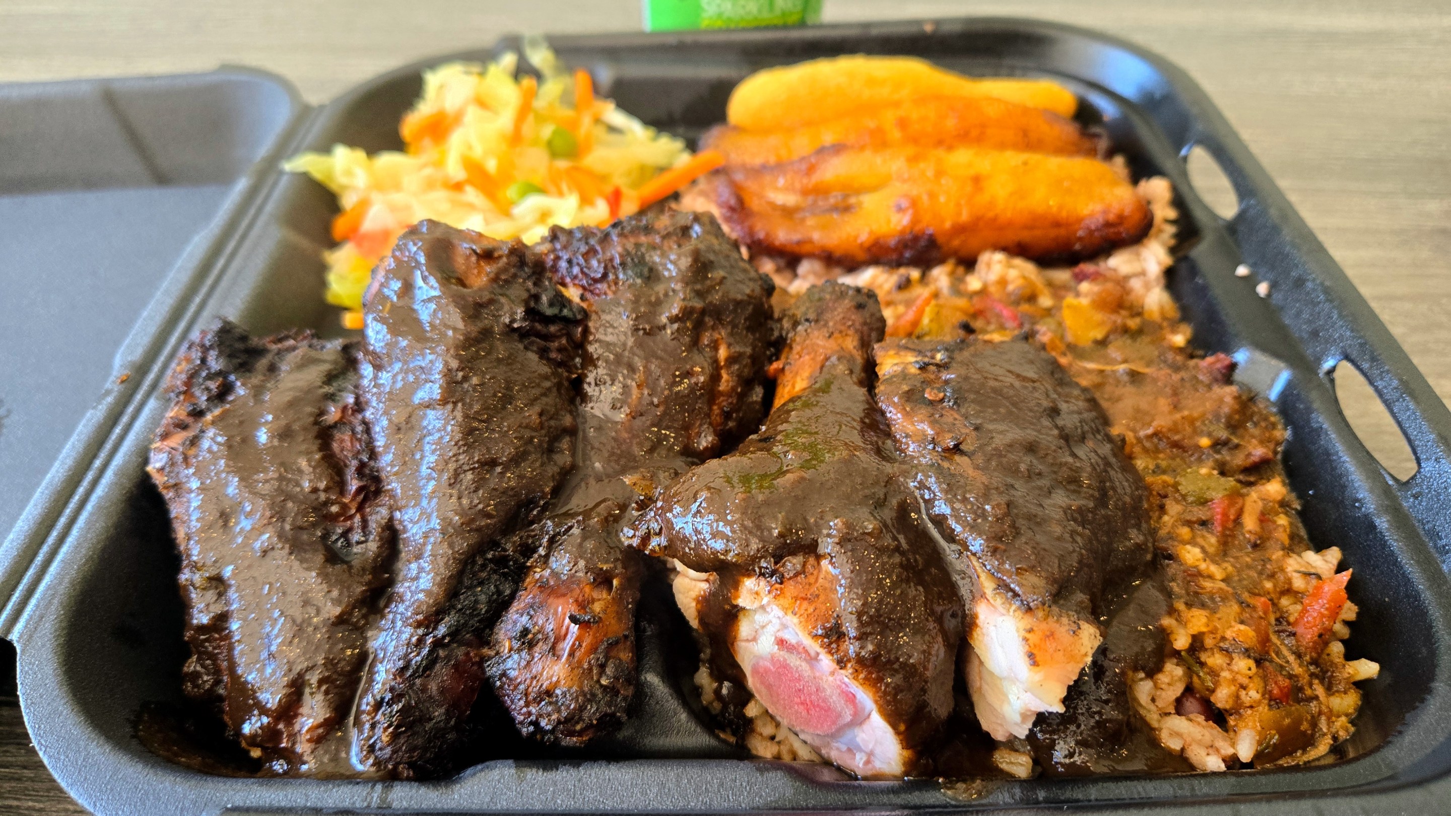 Jerk chicken at The Jerk Stop in West L.A.'s Sawtelle neighborhood.