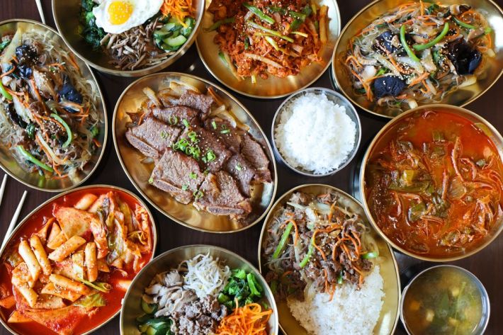 Jumsim's galbi, ddukbboki, bibimbap, and more. Photo via Jumsim.