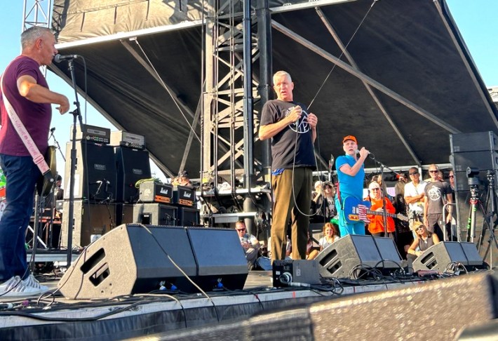 The Vandals playing in support of NOFX in San Pedro, October 6, 2024.