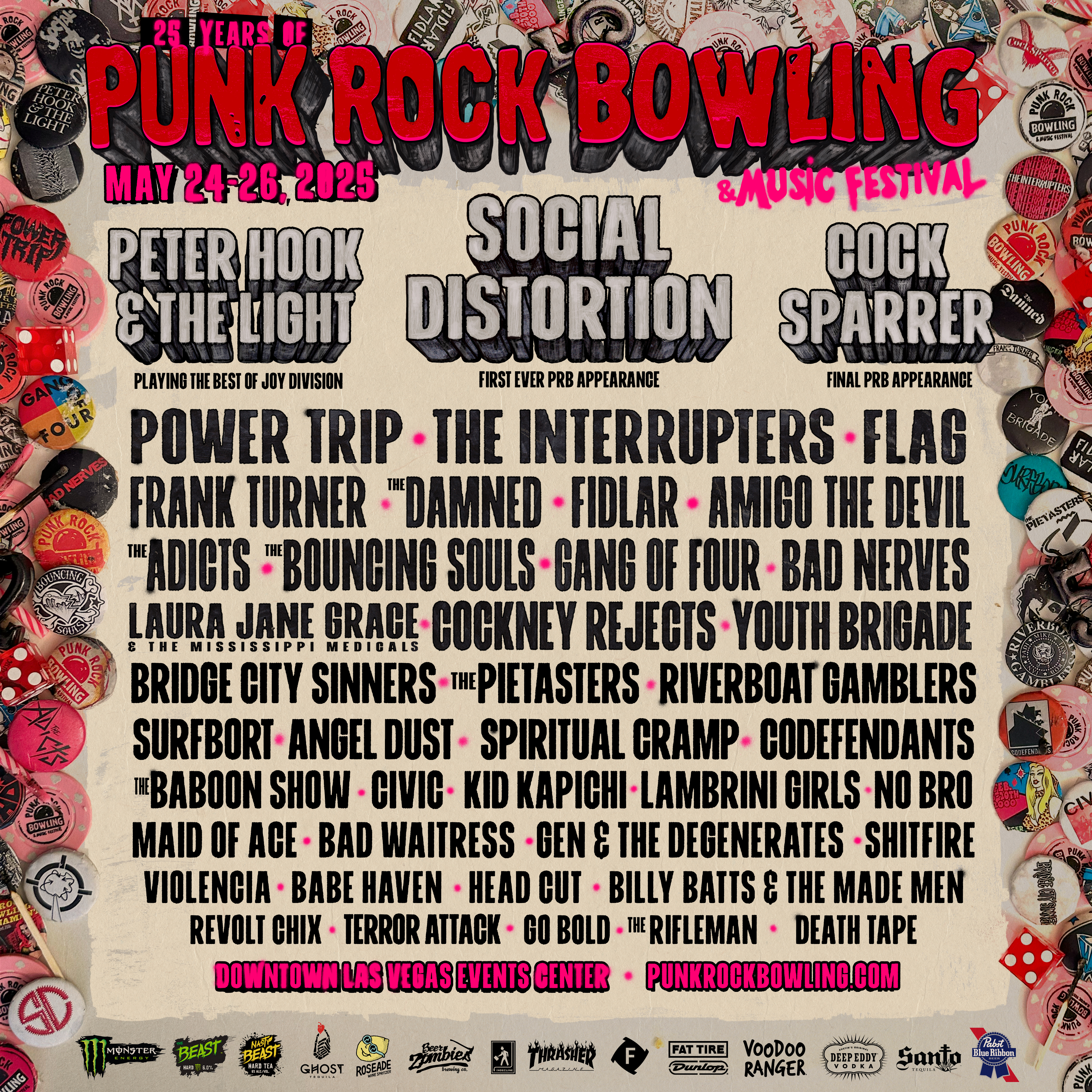 Here's The First Look at Punk Rock Bowling's 2025 Lineup, With