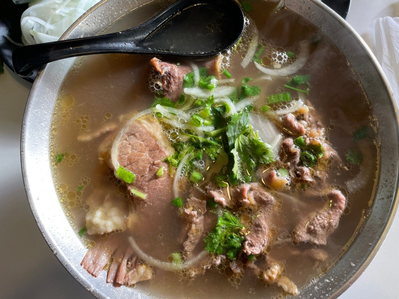 A bowl of pho at Phoholic.