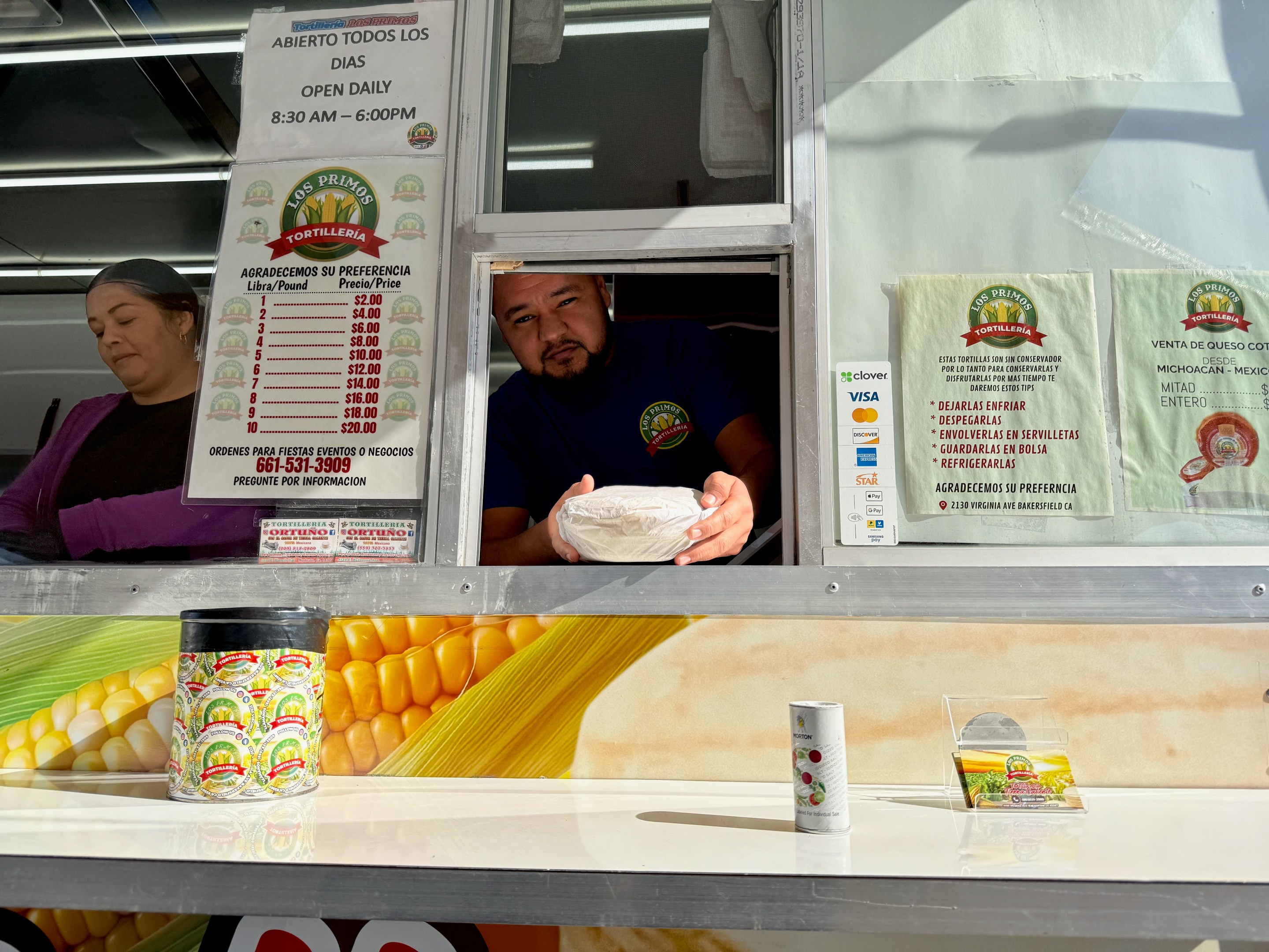Tortillería Los Primos truck