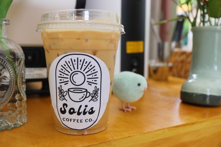 pistachio latte.
