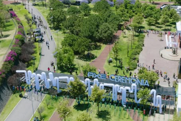 The event grounds in CDMX where the Axe Ceremonia is held at.