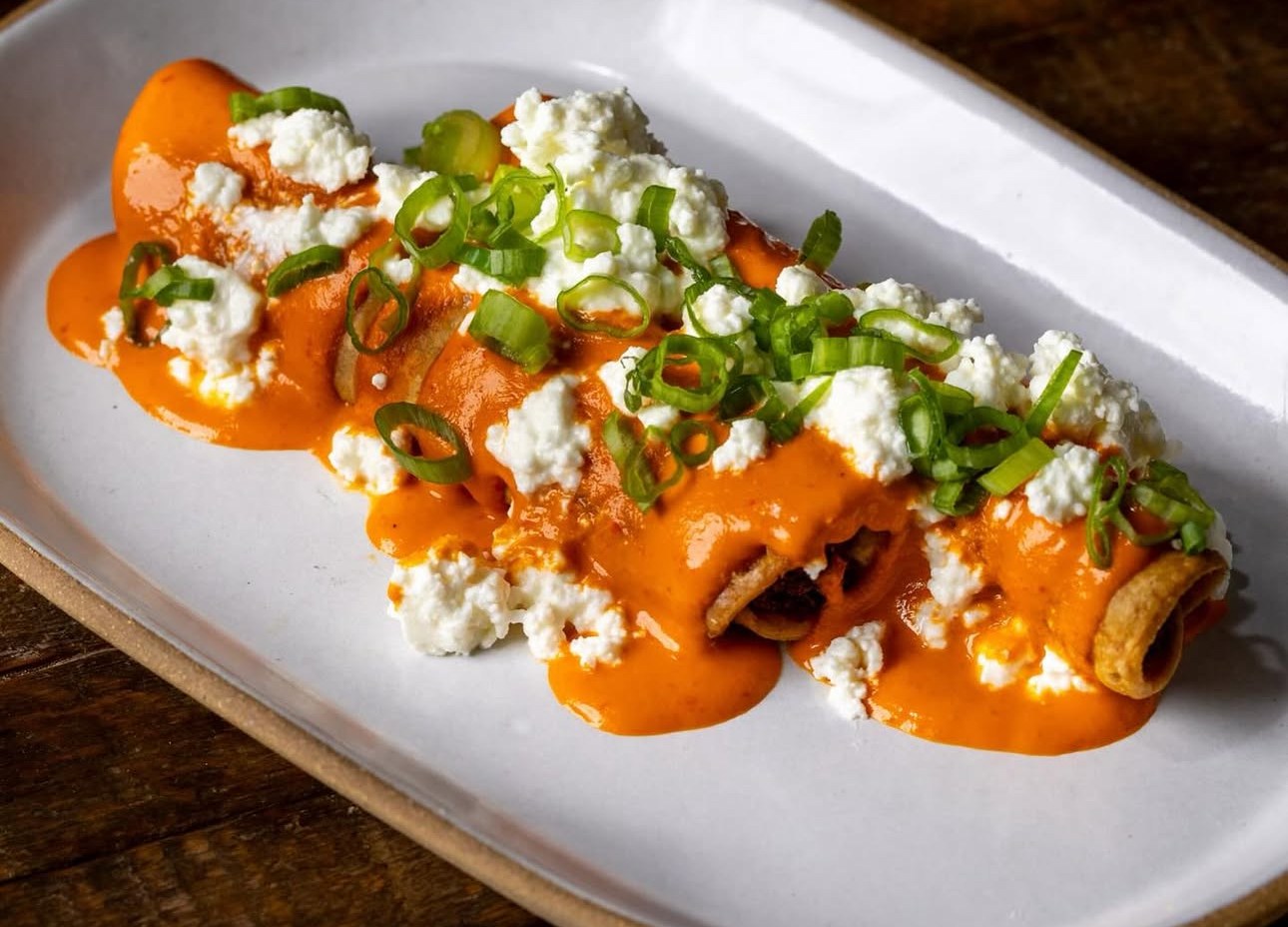 Flautas de camote by Wes Avila.