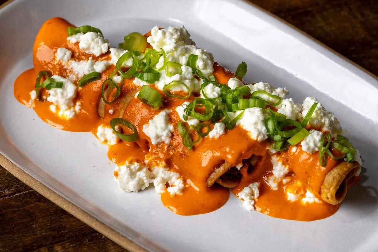 Flautas de camote by Wes Avila.