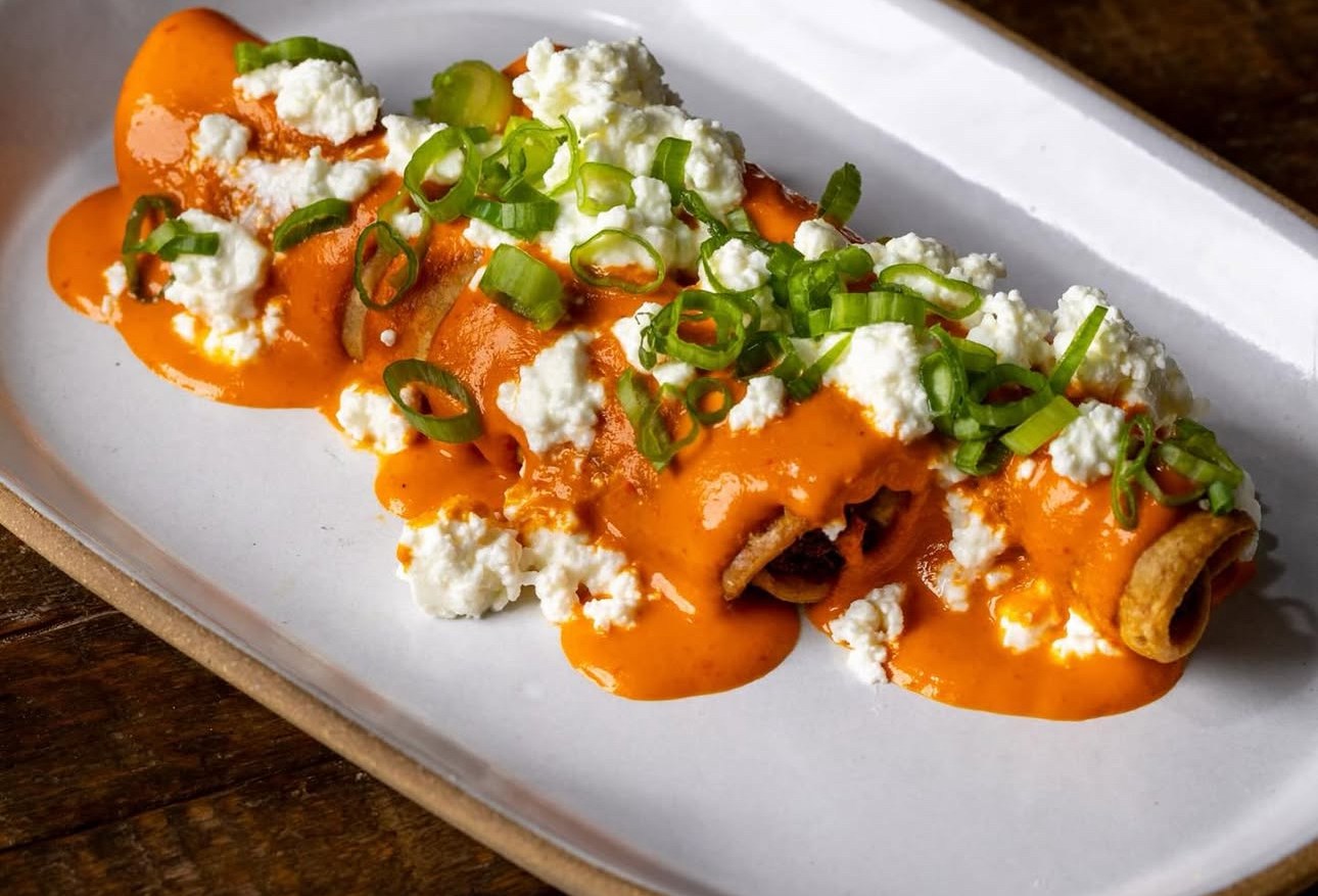 Flautas de camote by Wes Avila.