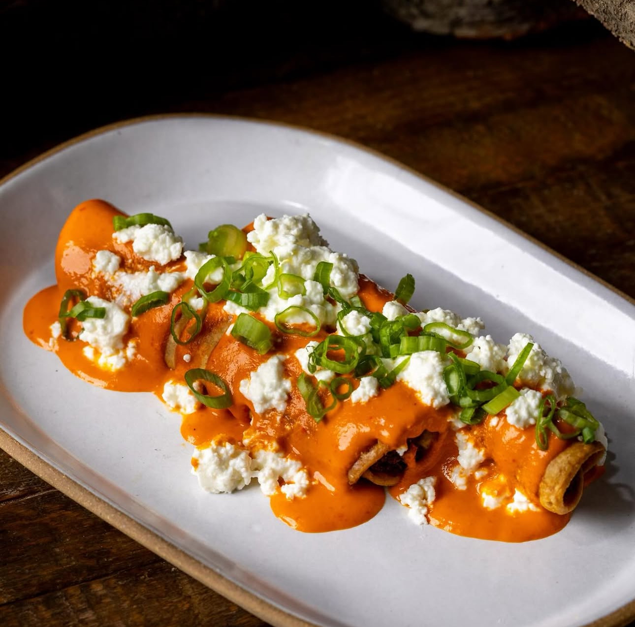 Flautas de camote by Wes Avila.