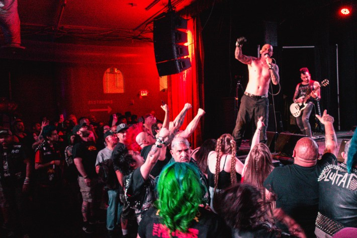 L.A. punk band "Problem" playing a club show at Punk Rock Bowling 2025.