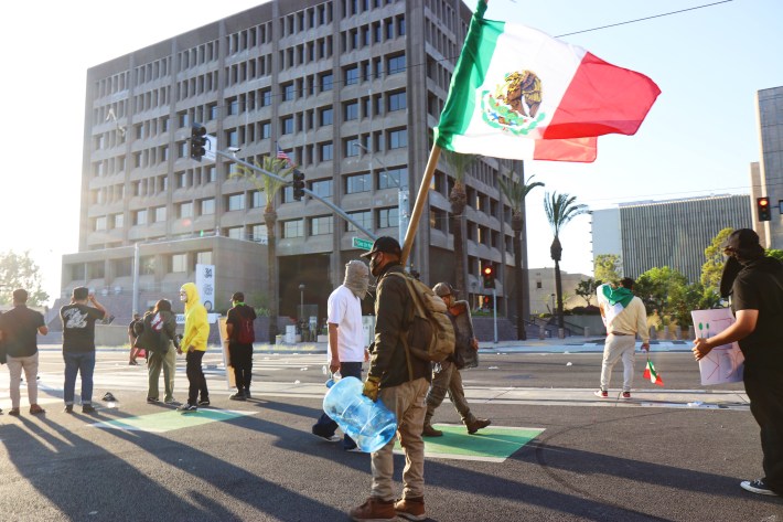 Santa Ana protest