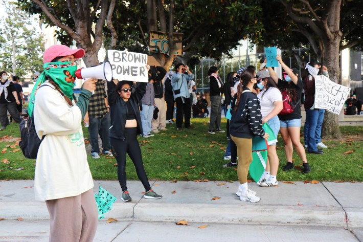 Santa Ana protest