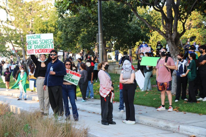 Santa Ana protest