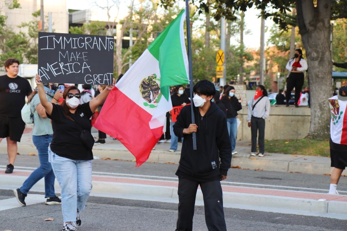 Santa Ana protest
