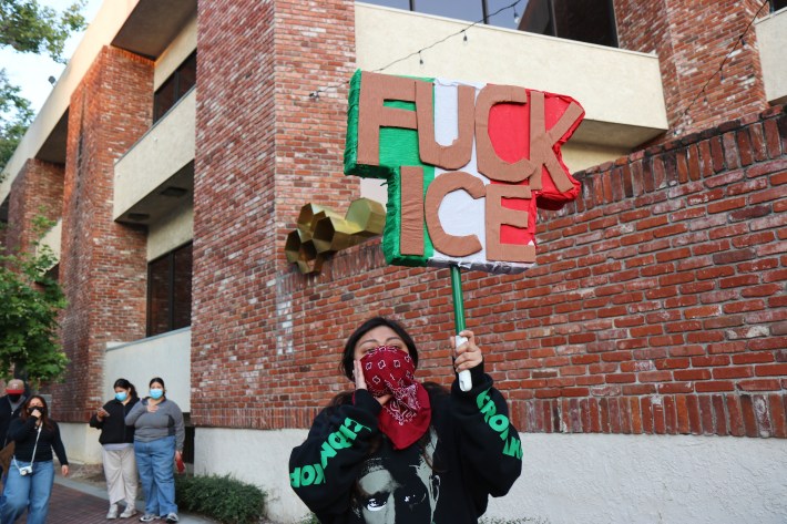 Santa Ana protest