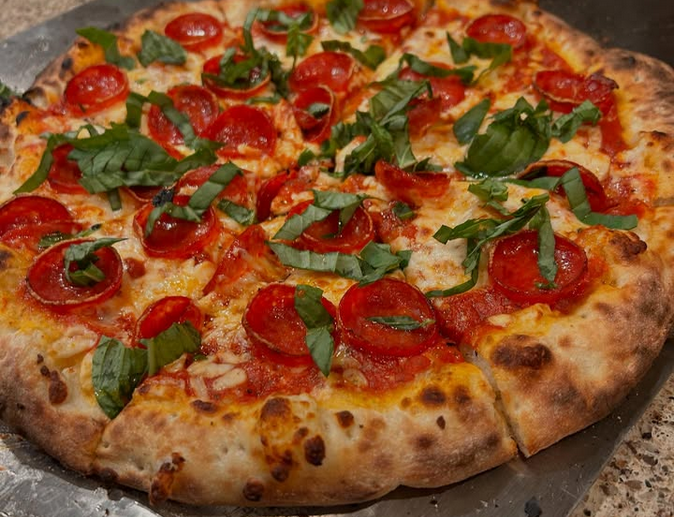 A Pepperoni Pizza pie