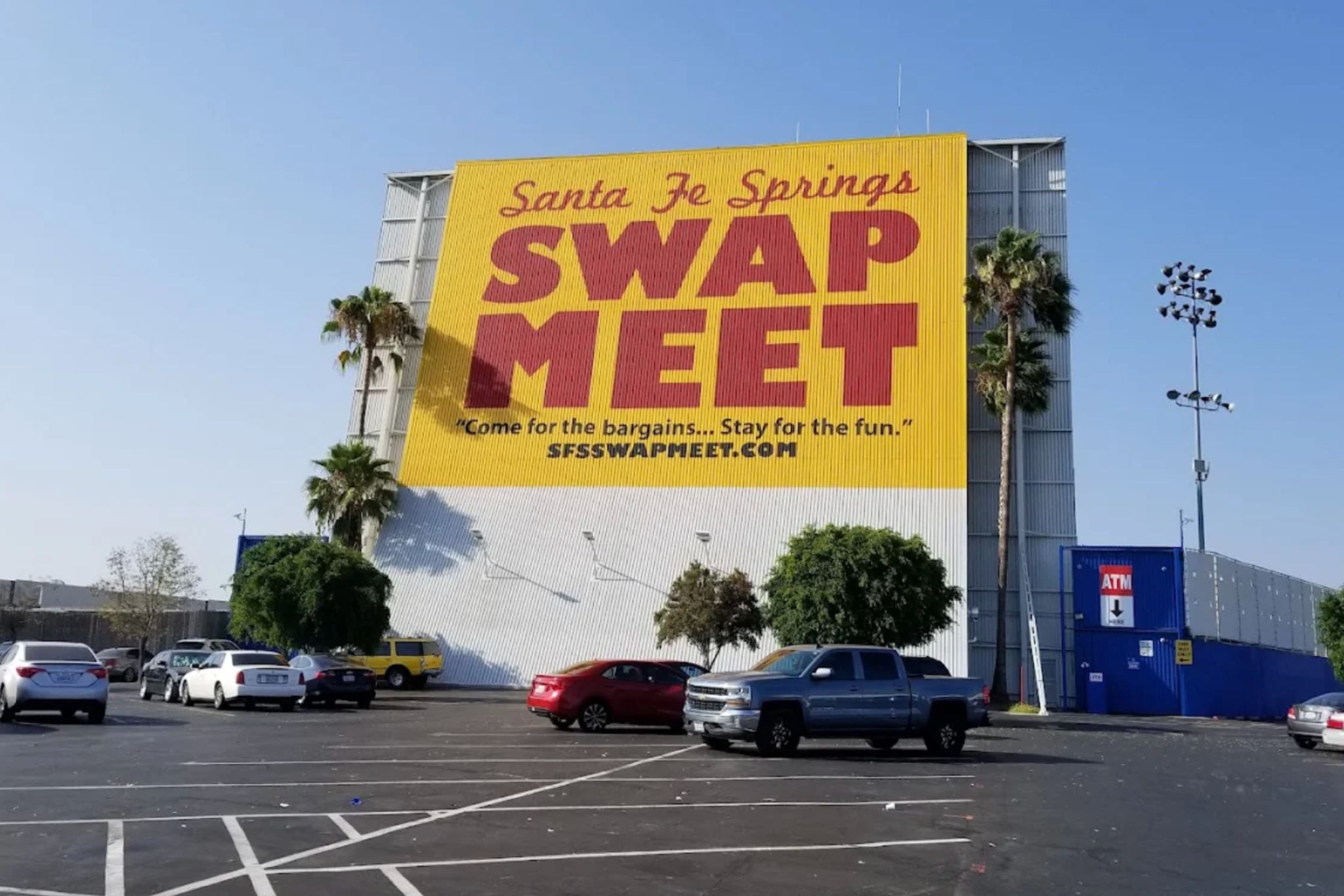 outside of the santa fe springs swap meet