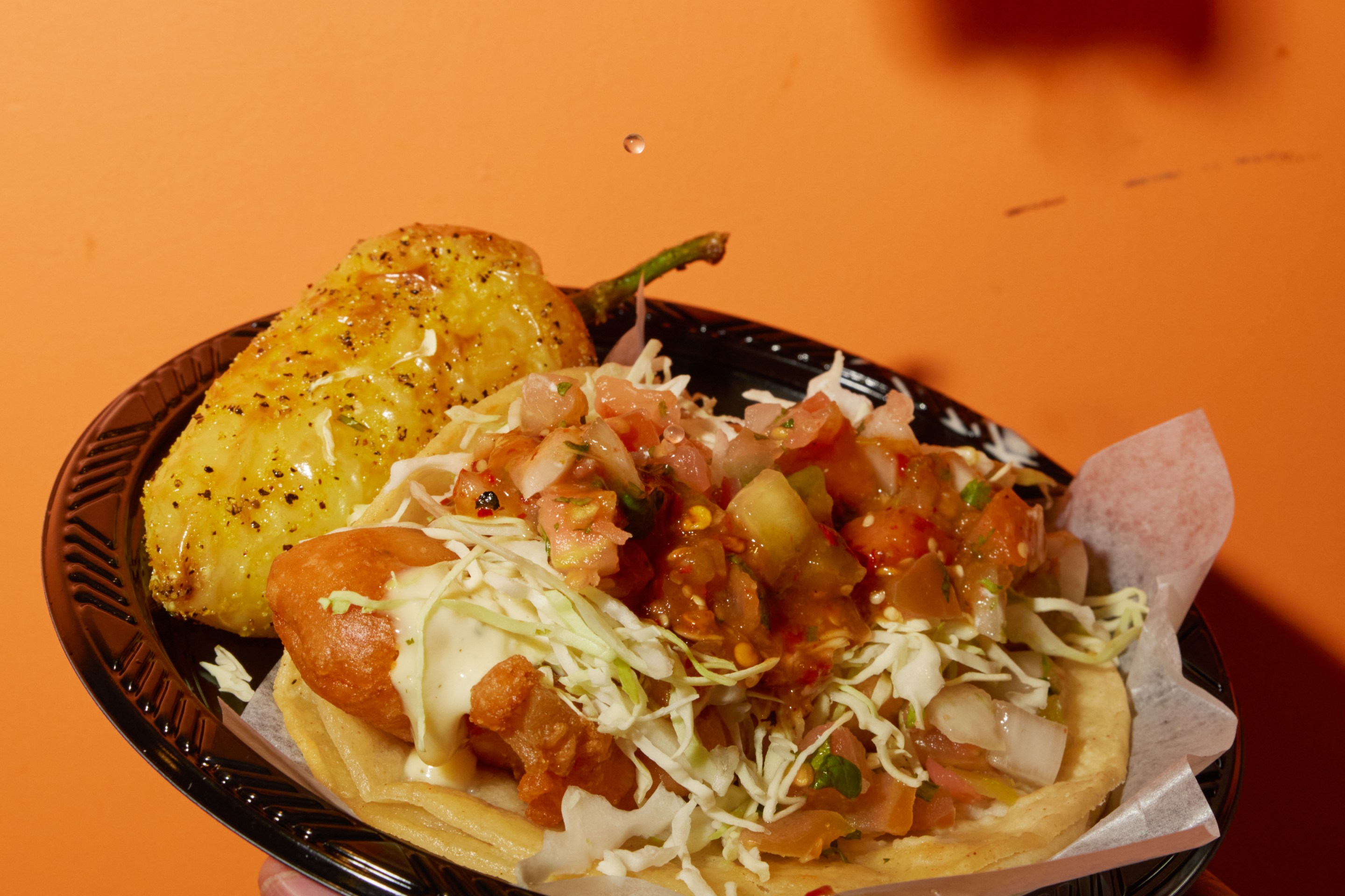 Fish tacos at Taco Nazo, which has locations across Los Angeles