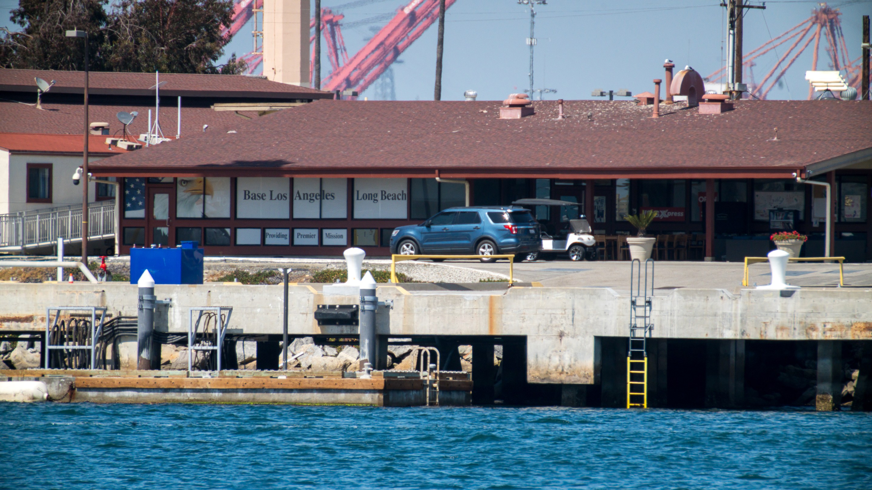 U.S. Coast Guard Base at Terminal Island. Photo by Harbor Area Peace Patrol.