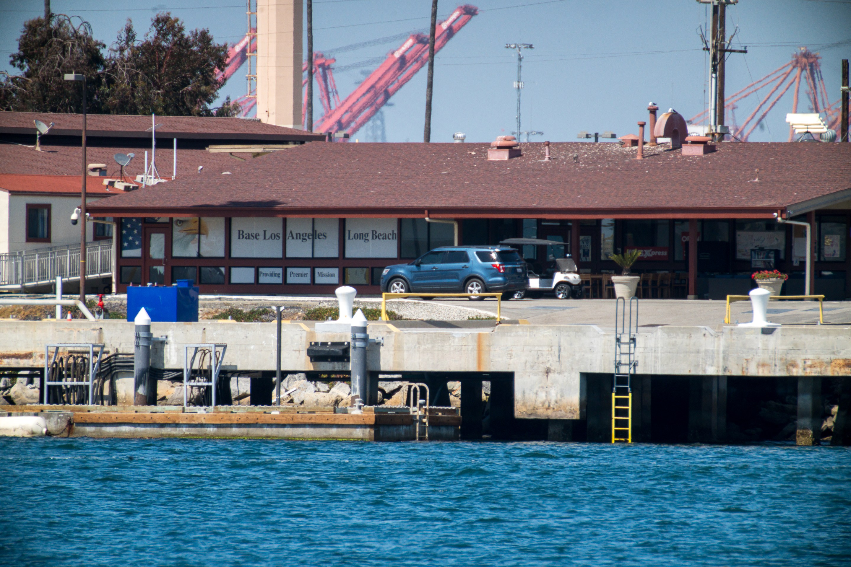 U.S. Coast Guard Base at Terminal Island. Photo by Harbor Area Peace Patrol.