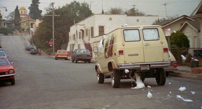 Bubbles fill the van. Screenshot via Universal Pictures