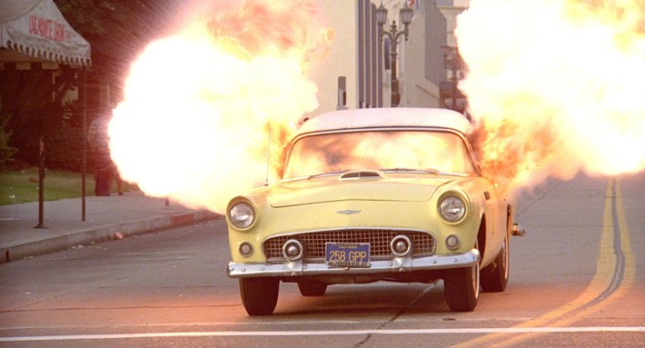 The Thunderbird explodes. Screenshot via Universal Pictures.