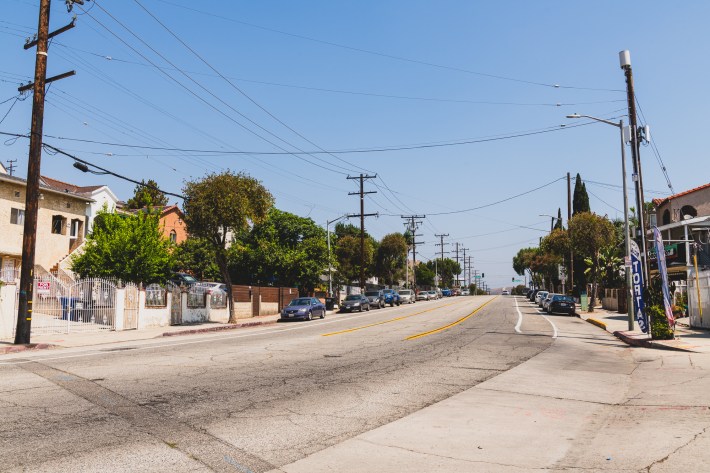 City Terrace Dr and Townsend Ave in City Terrace. Photo by Jared Cowan for L.A. TACO.