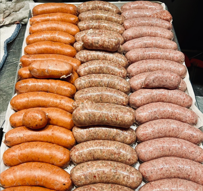 Sausages from PEADS & BARNETTS.