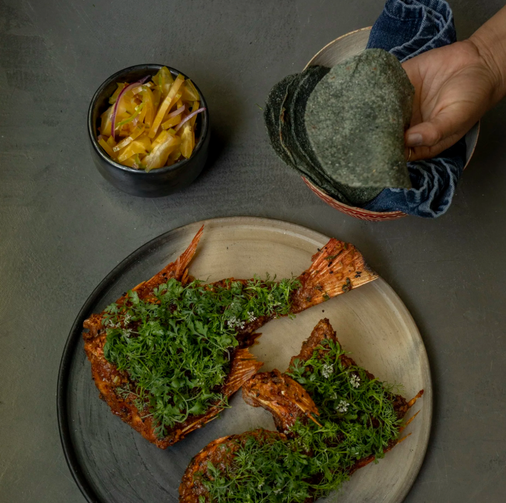 Machher "fish of the day"