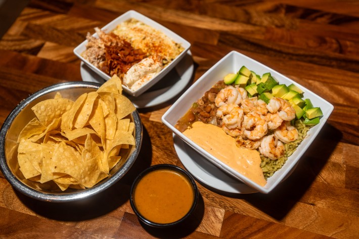 A spread at Bizarra Capital. Photo by Erwin Recinos for L.A. TACO.