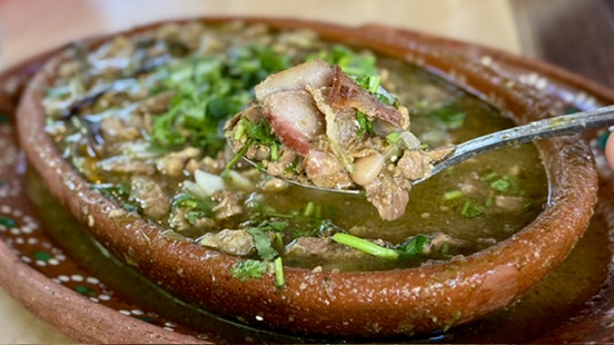 Carne en su jugo at Carnes Asadas Pancho Lopez.