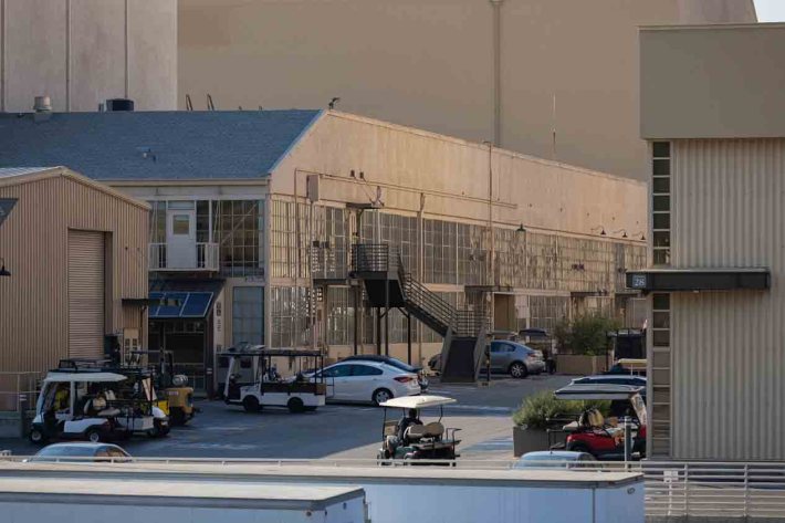 A view of the Warner Brothers’ Studio lot on July 14, 2025.