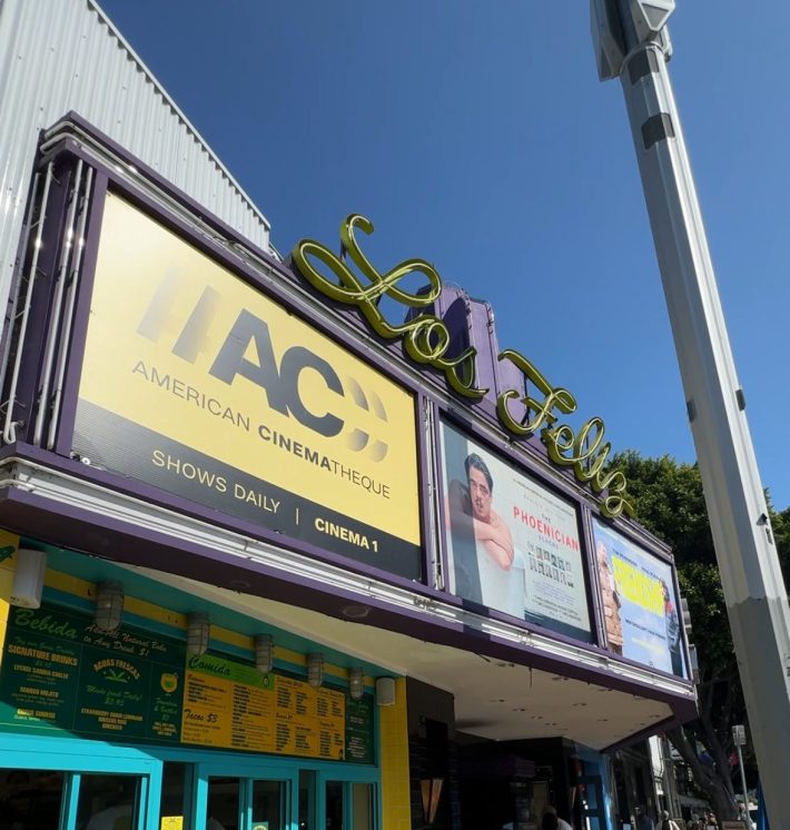 Los Feliz 3 showing "The Phoenician Scheme" and "Friendship".