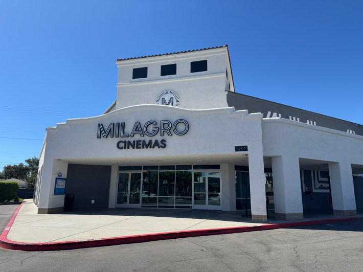 Exterior of Milagro Cinemas in Norwalk